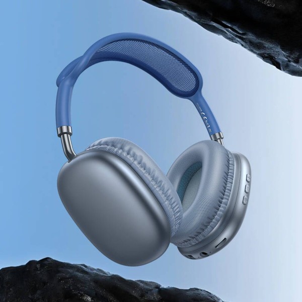 Бездротові навушники BOROFONE BO22 Plus Elegant BT headphones Sky Blue (6941991115226)