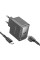 Мережевий зарядний пристрій BOROFONE BAS31A Treasure single port PD35W charger set(C to C)(EU) Black (6941991110627)