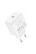 Мережевий зарядний пристрій BOROFONE BAS43A Potential single-port PD20W charger(EU) White (6941991113819)