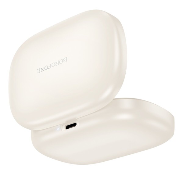 Бездротові навушники BOROFONE BW73 Lucky Open True Wireless BT headset Milky White (6941991114847)