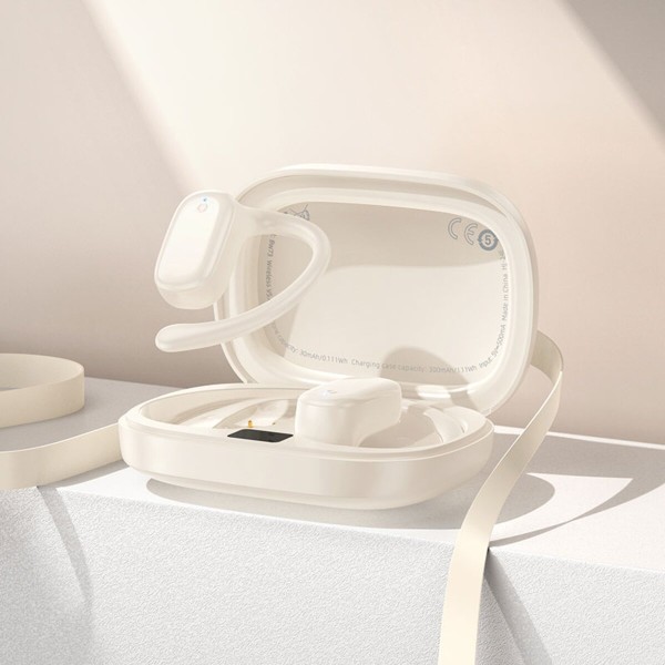 Бездротові навушники BOROFONE BW73 Lucky Open True Wireless BT headset Milky White (6941991114847)