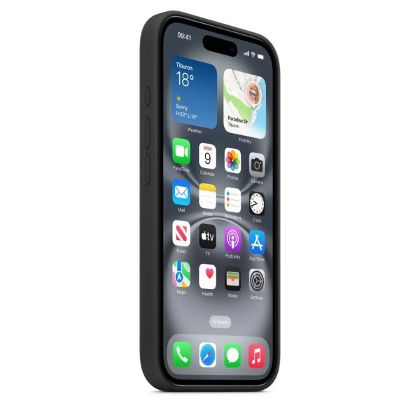 Чохол для смартфона Silicone Full Case AAA MagSafe IC for iPhone 16 Black (Orig16Black)