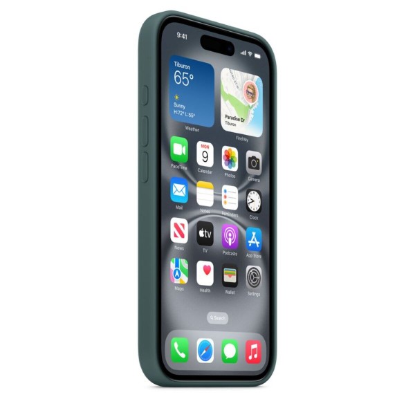 Чохол для смартфона Silicone Full Case AAA MagSafe IC for iPhone 16 Pro Pacific Green (Orig16PGreen)