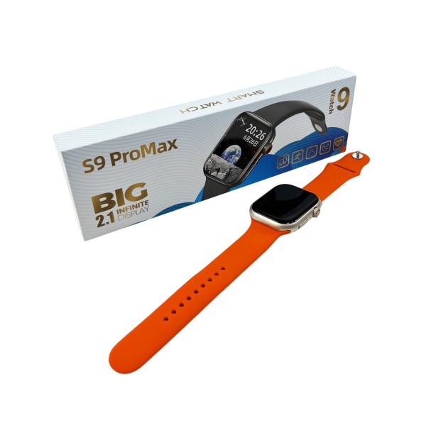Смарт-годинник BIG S9 Pro Max IP65 Orange (BIGS9POrange)