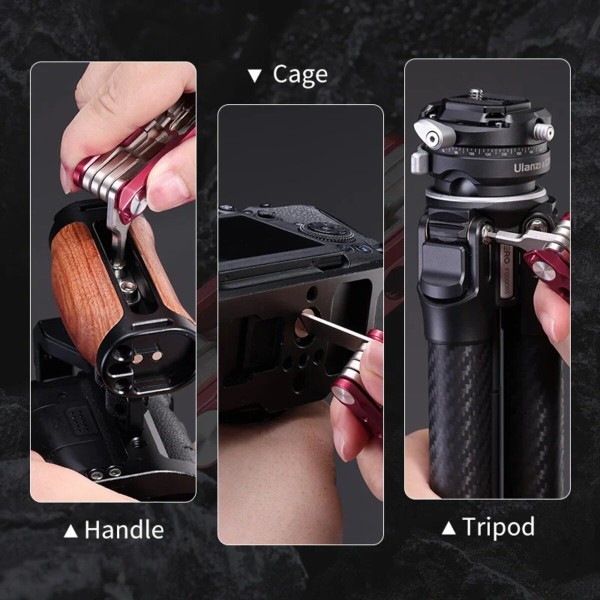 Мультитул Ulanzi Vijim Folding Tool Set With Screwdrivers And Wrenches (C035GBB1 CM029) (UV-C035GBB1)