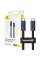 Кабель Baseus Flash Series 2 USB4 Full Featured Data Cable Type-C to Type-C 240W 1m Cluster Black (P10311803111-00)
