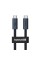 Кабель Baseus Flash Series 2 USB4 Full Featured Data Cable Type-C to Type-C 240W 1m Cluster Black (P10311803111-00)