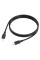 Кабель BOROFONE BX113 Lenny PD silicone charging data cable iP(L=1M) Black (6941991115370)