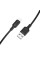 Кабель BOROFONE BX113 Lenny silicone charging data cable iP(L=1M) Black (6941991115394)