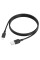 Кабель BOROFONE BX113 Lenny silicone charging data cable iP(L=1M) Black (6941991115394)