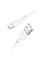 Кабель BOROFONE BX66 Wide way silicone charging data cable for Micro White (6974443382433)