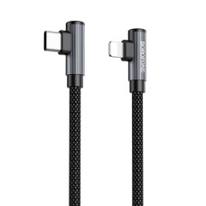 Кабель BOROFONE BU50 elbow magnetic PD charging data cable iP 1m Black (6941991111129)