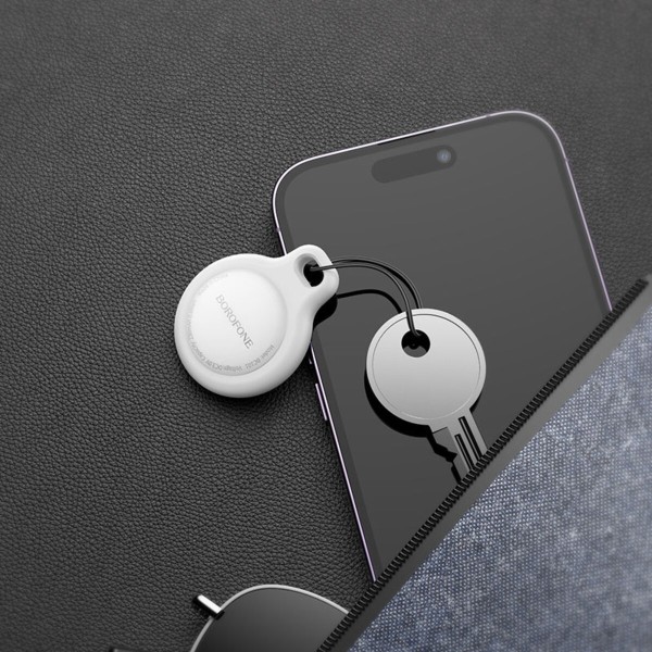 Трекер BOROFONE BC101 Exquisite smart positioning anti-lost device Frost White (6941991117121)