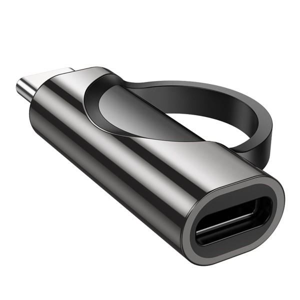 Адаптер HOCO UA32 C male to C female display adapter Black (6942007633406)