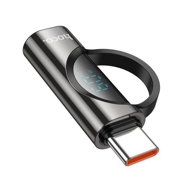 Адаптер HOCO UA32A C male to iP female display adapter Black (6942007633420)