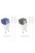 Мережевий зарядний пристрій HOCO C125A Transparent tribute single-port PD20W charger set(Type-C to Type-C) Transparent Blue (6931474798381)