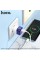 Мережевий зарядний пристрій HOCO C125A Transparent tribute single-port PD20W charger set(Type-C to Type-C) Transparent Blue (6931474798381)