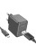 Мережевий зарядний пристрій HOCO CS11A Ocean single port charger set(Micro) 10.5W Black (6942007603584)