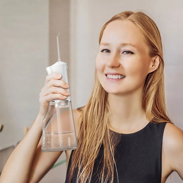Іригатор HOCO HP61 Electric oral flushing device with large-capacity water tank White (6942007631709)