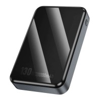 Зовнішній акумулятор HOCO Q30A Fast charge 130W power bank(20000mAh) Metal Gray (6942007634069)