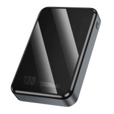 Зовнішній акумулятор HOCO Q30A Fast charge 130W power bank(20000mAh) Metal Gray (6942007634069)