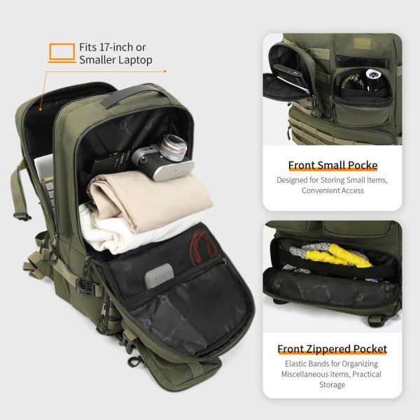 Рюкзак Tigernu T-B9007B 17" Army Green (T-B9007BArmyGreen)