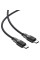 Кабель ACEFAST C10-03 Type-C to Type-C 3A, 60W, 1.2m, silicone, zinc connectors, Black (6974316283119)