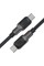Кабель ACEFAST C10-03 Type-C to Type-C 3A, 60W, 1.2m, silicone, zinc connectors, Black (6974316283119)