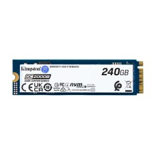 Накопичувач SSD M.2 Kingston DC2000B 240GB NVMe 2280 PCIe 4.0 x4 3D NAND TLC (SEDC2000BM8/240G)