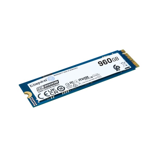 Накопичувач SSD M.2 Kingston DC2000B 960G NVMe 2280 PCIe 4.0 x4 3D NAND TLC (SEDC2000BM8/960G)