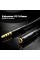 Аудіокабель подовжувач Vention Cotton Braided 3.5mm Audio Extension Cable 1M Black Metal Type (BHBBF)