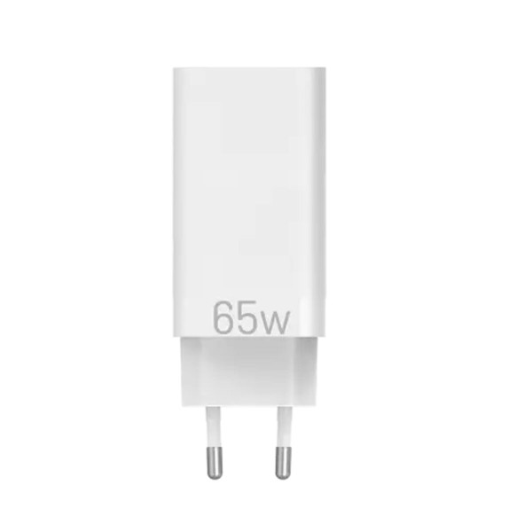 Мережевий зарядний пристрій Vention 3-port USB(C+C+A) GaN Charger(65W/30W/30W) EU-Plug White (FEDW0-EU)