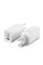 Мережевий зарядний пристрій Vention 3-port USB(C+C+A) GaN Charger(65W/30W/30W) EU-Plug White (FEDW0-EU)