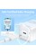 Кабель Vention USB 2.0 Type-C Male to Type-C Male 3A Cable 2M White PVC Type (TRCWH)