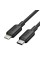 Кабель Vention USB 2.0 Type-C Male to Lightning Male 3A Cable 2M Black PVC Type (LAKBH)