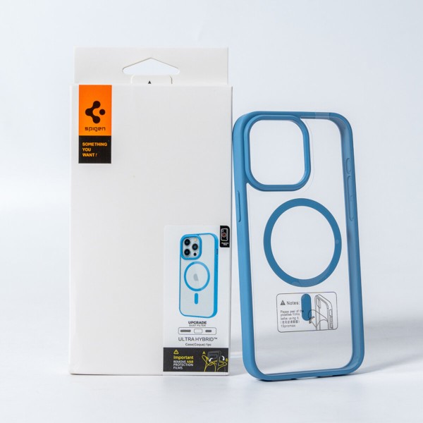 Чохол для смартфона Spigen AAA Magnetic Color for Apple iPhone 15 Pro Max Light Blue (SPGMGCOL15ProMaxLight)