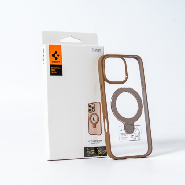Чохол для смартфона Spigen AAA Magnetic Ring for Apple iPhone 16 Pro Brown (SPGMGRING16ProBrown)