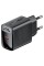 Мережевий зарядний пристрій ACEFAST A102 PD30W GaN single USB-C charger (EU) Black (6974316283287)