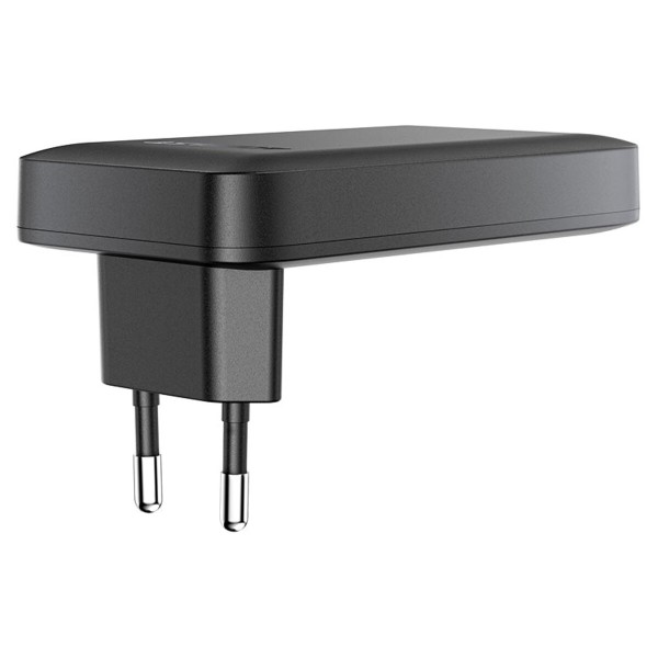 Мережевий зарядний пристрій ACEFAST A100 PD65W GaN 2C+A ultra-thin Charger Black (6974316283492)