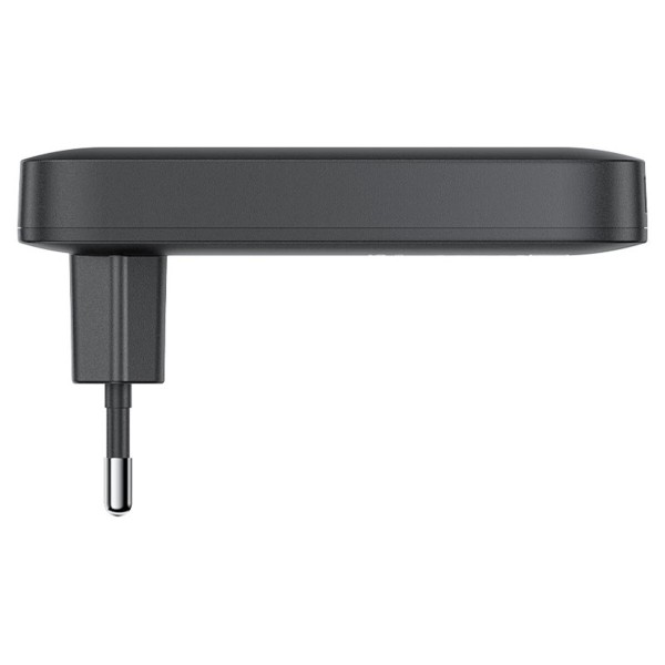 Мережевий зарядний пристрій ACEFAST A100 PD65W GaN 2C+A ultra-thin Charger Black (6974316283492)
