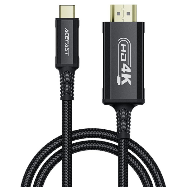 Кабель ACEFAST C20-04 USB-A to USB-C aluminum alloy charging data cable Black (6974316283782)
