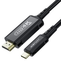 Кабель ACEFAST C20-04 USB-A to USB-C aluminum alloy charging data cable Black (6974316283782)