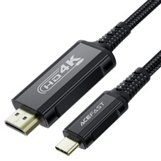 Кабель ACEFAST C20-04 USB-A to USB-C aluminum alloy charging data cable Black (6974316283782)