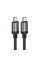 Кабель ACEFAST C20-03 USB-C to USB-C aluminum alloy charging data cable Black (6974316283775)