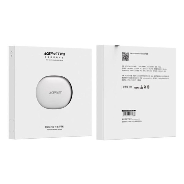 Бездротові навушники ACEFAST FA002 ACEFIT Air wireless earbuds White (6974316283638)