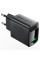 Мережевий зарядний пристрій ACEFAST A90 QC18W GaN single USB-A charger set (P3) (EU) Black (6974316280064)