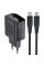 Мережевий зарядний пристрій ACEFAST A82 PD20W GaN single USB-C charger set (P5) (EU) Black (6974316280057)