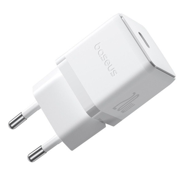 Мережевий зарядний пристрій Baseus Palm Fast Charger 1C 20W EU Moon White (P10111602213-00)