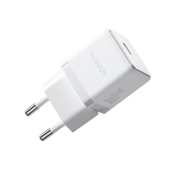 Мережевий зарядний пристрій Baseus Palm Fast Charger 1C 30W EU Moon White (P10111605213-00)