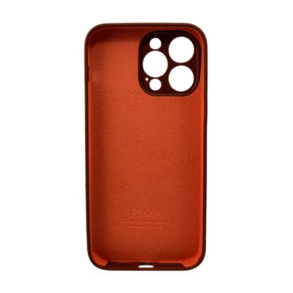 Чохол для смартфона Silicone Full Case AA Camera Protect for Apple iPhone 14 Pro Max 42,Saddle Brown (FullAAi14PM-42)